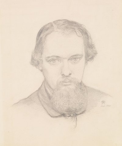 Autoportrait - Dante Gabriel Charles Rossetti