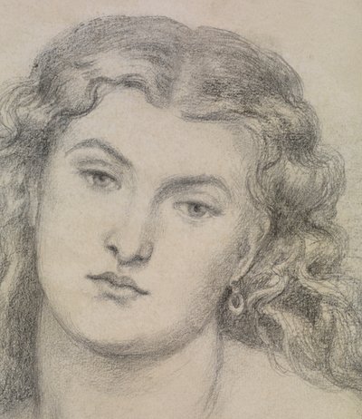 Étude pour "Venus Verticordia" - Dante Gabriel Charles Rossetti