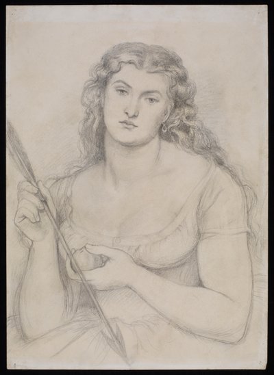 Étude pour "Venus Verticordia", vers 1863-64 - Dante Gabriel Charles Rossetti