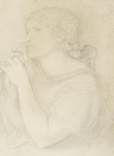 Étude de Fanny Cornforth, 1863 - Dante Gabriel Charles Rossetti
