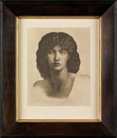 Étude de Jane Morris pour Astarte Syriaca - Dante Gabriel Charles Rossetti