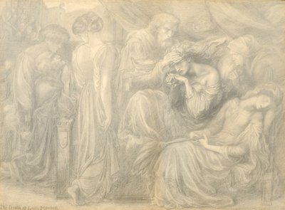 La Mort de Lady Macbeth, c.1875 - Dante Gabriel Charles Rossetti