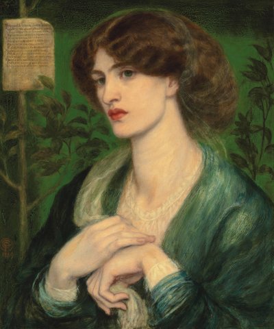 La salutation de Béatrice - Dante Gabriel Charles Rossetti