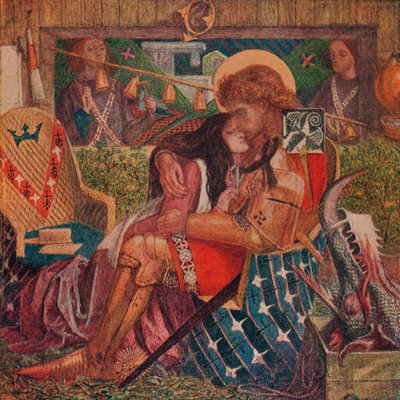 Le Mariage de Saint Georges et de la princesse Sabra, 1857 - Dante Gabriel Charles Rossetti