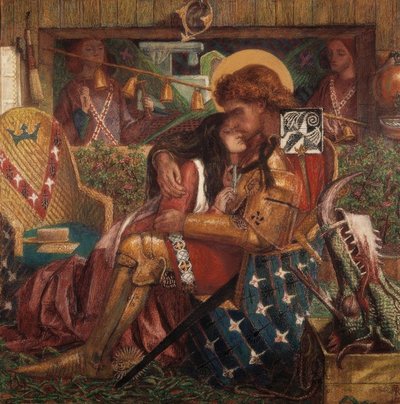 Le mariage de Saint Georges avec la princesse Sabra - Dante Gabriel Charles Rossetti