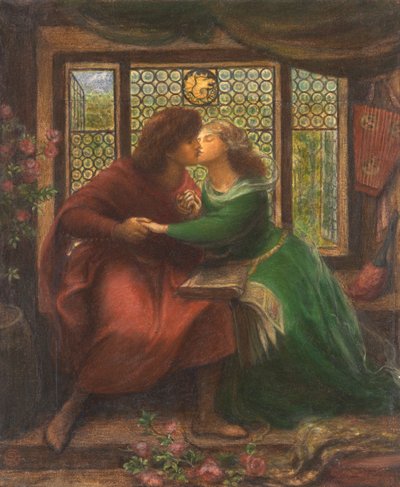 Paolo et Francesca da Rimini - Dante Gabriel Rossetti