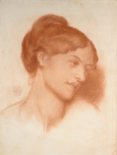 Portrait de Mme Murray Marks - Dante Gabriel Rossetti