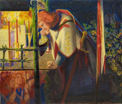 Sir Galahad à la chapelle en ruines - Dante Gabriel Rossetti