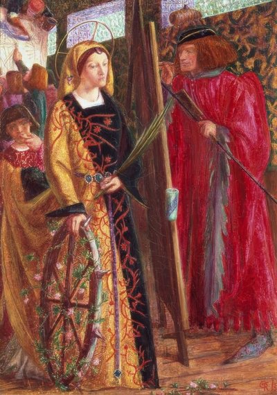 Sainte Catherine - Dante Gabriel Charles Rossetti