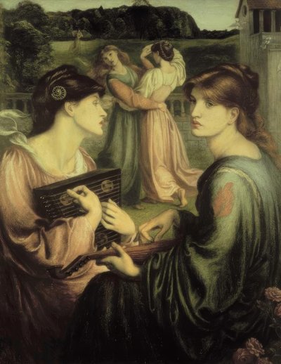 Le Préau - Dante Gabriel Charles Rossetti