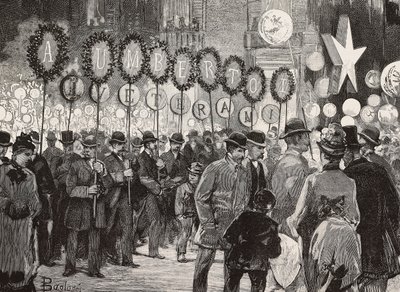 Cortège aux flambeaux en l