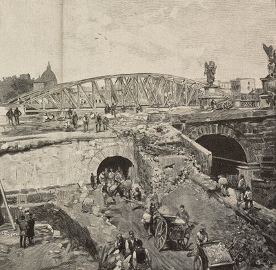 Travaux sur le Ponte Sant