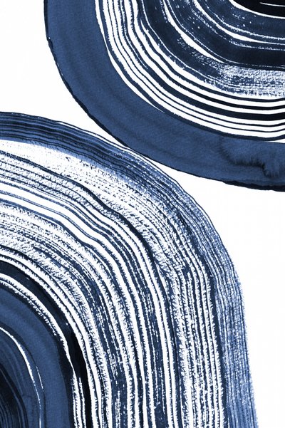 Vagues concentriques bleues - Danushka Abeygoda
