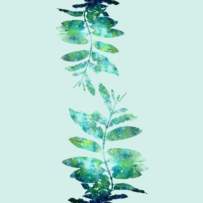 Feuilles vertes célestes - Danushka Abeygoda