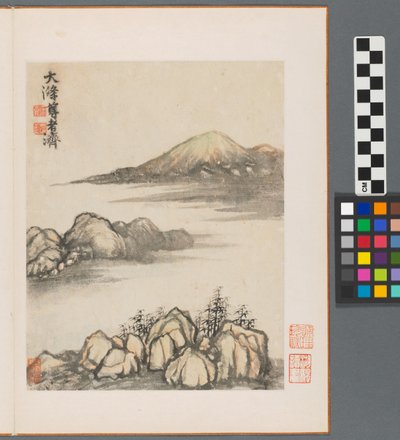 Réminiscences de la rivière Qinhuai, Dynastie Qing - Daoji Shitao