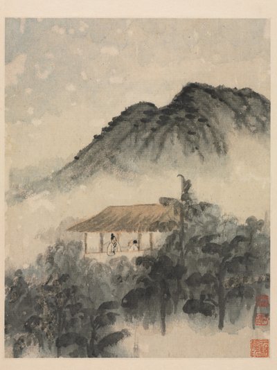 Réminiscences de la rivière Qinhuai, Dynastie Qing - Daoji Shitao