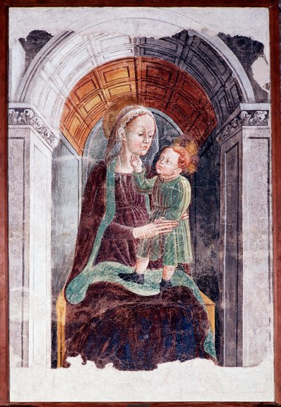 Madonna avec enfant - Dario da (attr.to) Treviso