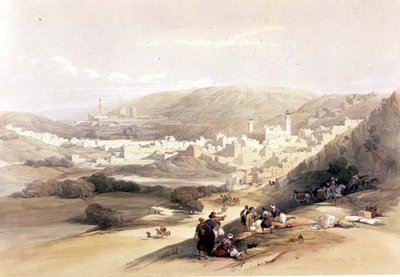 Hébron, 18 mars 1839, planche 55 du Volume II de 