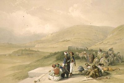 Le puits de Jacob à Sichem, 17 avril 1839, planche 40 du Volume I de 