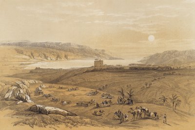 Jéricho (lithographie en couleur) - David (after) Roberts