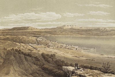 Tibériade vers Hermon - David (after) Roberts
