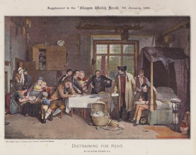 Saisie pour loyer - David (after) Wilkie