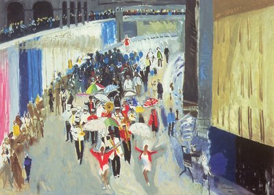 À une réunion de camp en Géorgie - David Alan Redpath Michie