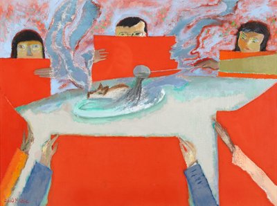 À un dîner à Hong Kong - David Alan Redpath Michie