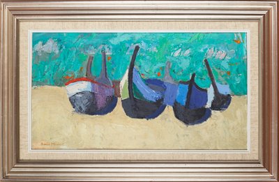 Bateaux à Nazaré - David Alan Redpath Michie