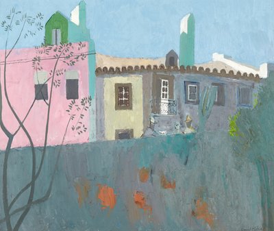 Conversation dans un village portugais, vers 1961-67 - David Alan Redpath Michie