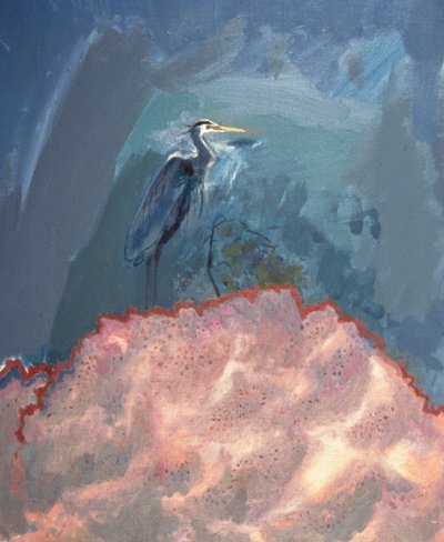 Grand Héron bleu - David Alan Redpath Michie