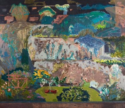 Jardins arrière de Suffolk Road, vers 1993 - David Alan Redpath Michie