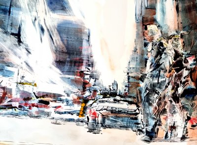 Rue urbaine abstraite - David Antonides