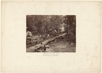 Pont militaire sur le Chickahominy - David B. Woodbury
