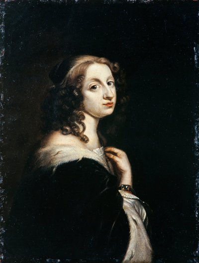 Portrait de la reine Christine de Suède 1626-1689 - David Beck