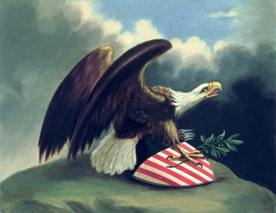 Aigle chauve et le bouclier des États-Unis, c.1847 - David Bustill Bowser
