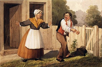 Le Mari Ivre, vers 1818 - David Claypoole Johnston