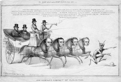 Le cabinet de curiosités de Van Humbug, vers 1837 - David Claypoole Johnston