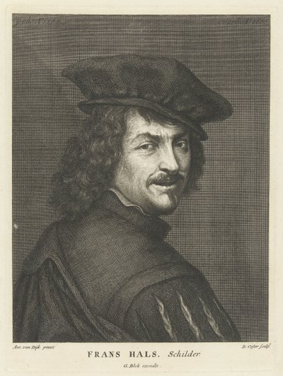 Portrait du peintre Frans Hals - David Coster
