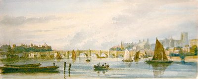 Vue du pont de Westminster vers l