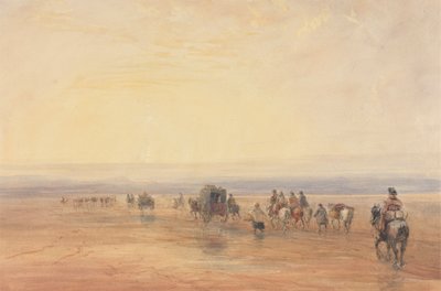 Traversée des sables de Lancaster - David Cox