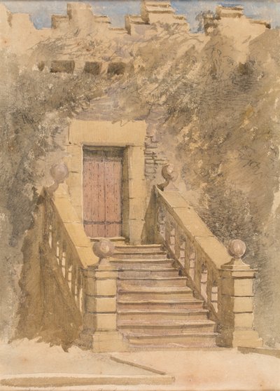 Porte à Haddon Hall, vers 1845 - David Cox