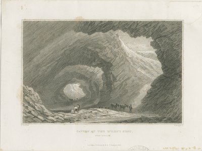 Dudley - Caverne au Nid du Roitelet : gravure sur acier, nd [vers 1829] - David Cox