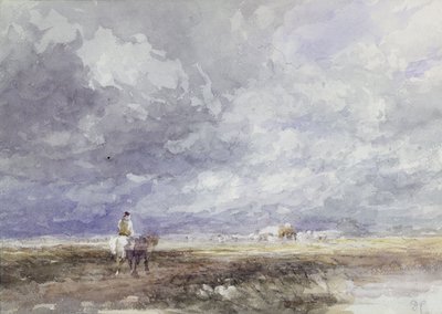 Aller au champ de foin, vers 1855 - David Cox