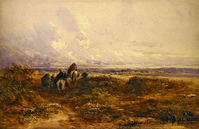 Gitans traversant une lande - David Cox