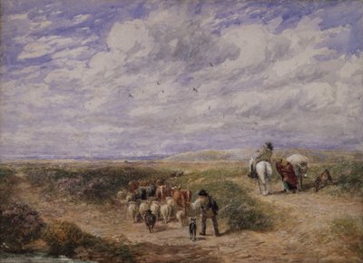 Prenez la route de gauche, 1854 - David Cox