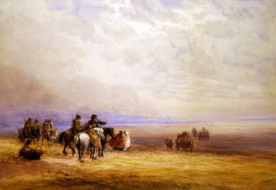 Préparation pour traverser les sables de Lancaster - David Cox