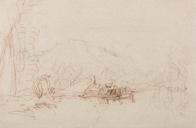 Scène de rivière - David Cox