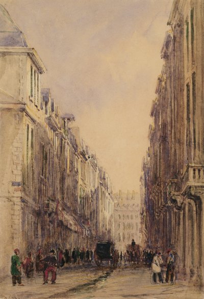 Rue Vivienne, Paris - David Cox