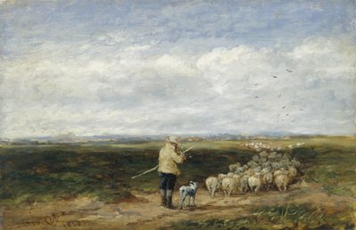 Le Berger, retour du troupeau - David Cox